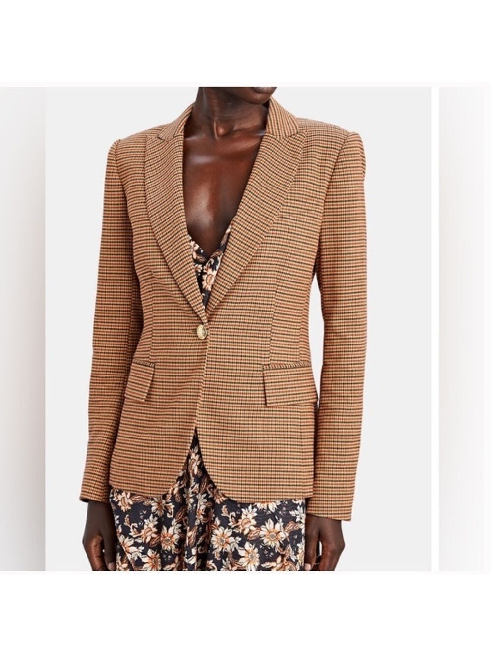 New Derek Lam 10 Crosby Allie Checked
Blazer Sz 2